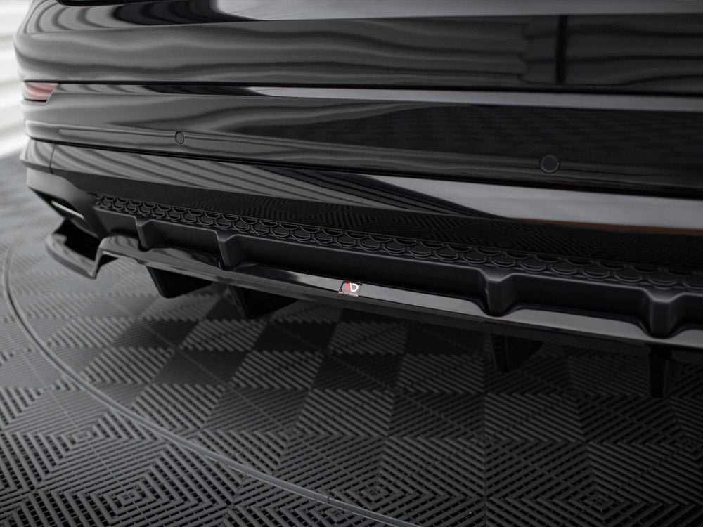 Maxton Design Rear Splitter (Vertical Bars) V.1 Audi SQ8 / Q8 S-Line Mk1 Facelift