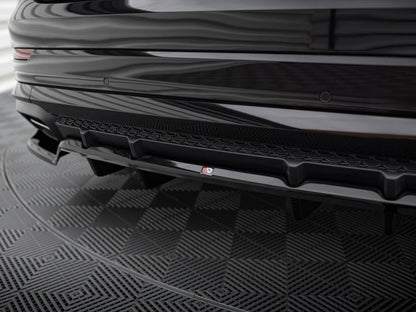 Maxton Design Rear Splitter (Vertical Bars) V.1 Audi SQ8 / Q8 S-Line Mk1 Facelift