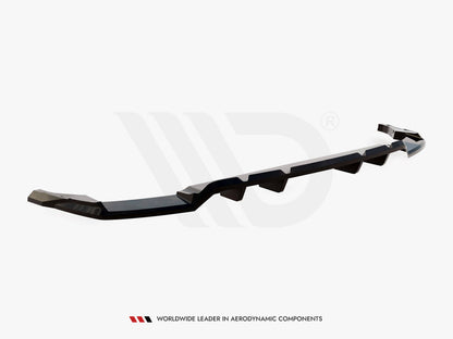 Maxton Design Rear Splitter (Vertical Bars) V.1 Audi SQ8 / Q8 S-Line Mk1 Facelift