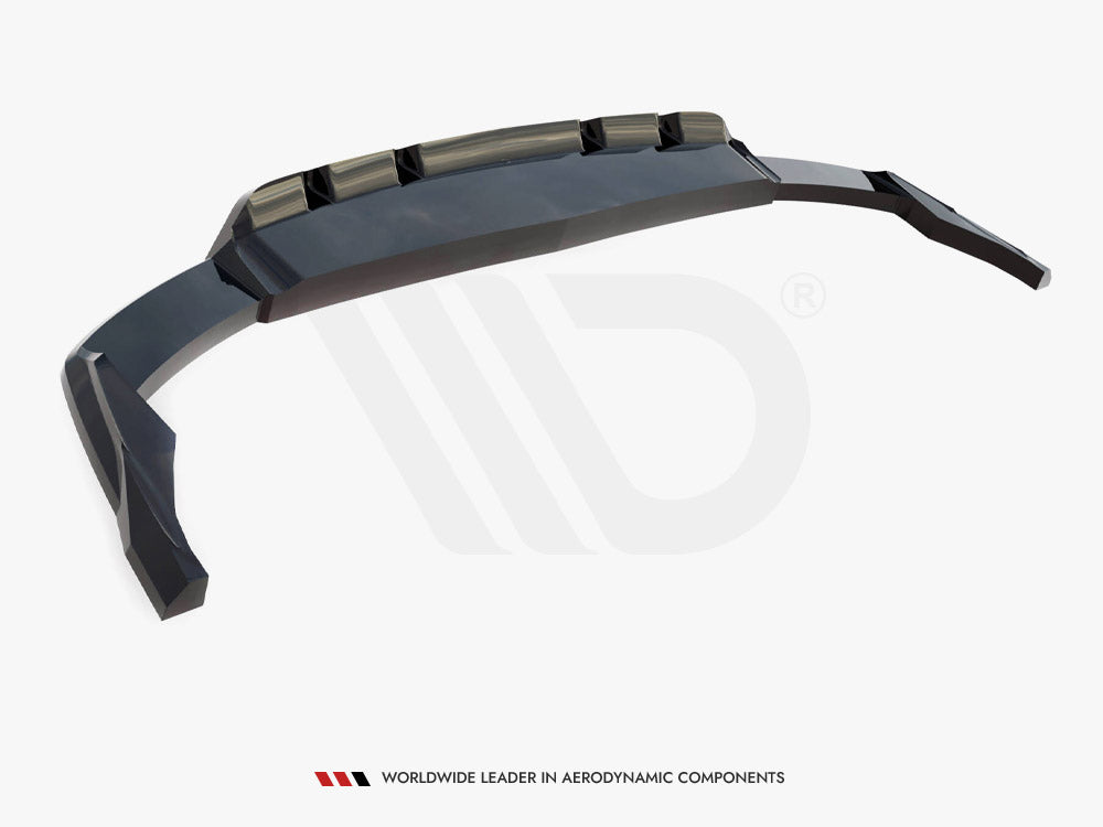 Maxton Design Rear Splitter (Vertical Bars) V.1 Audi SQ8 / Q8 S-Line Mk1 Facelift