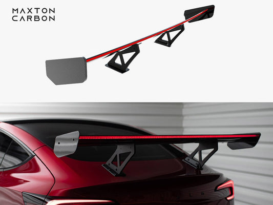 Maxton Design Carbon Spoiler + LED Tesla Model 3