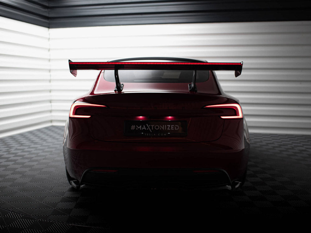 Maxton Design Carbon Spoiler + LED Tesla Model 3