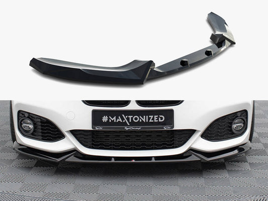 Maxton Design Front Splitter V.5 BMW 1 M-Pack / M140i F20 Facelift