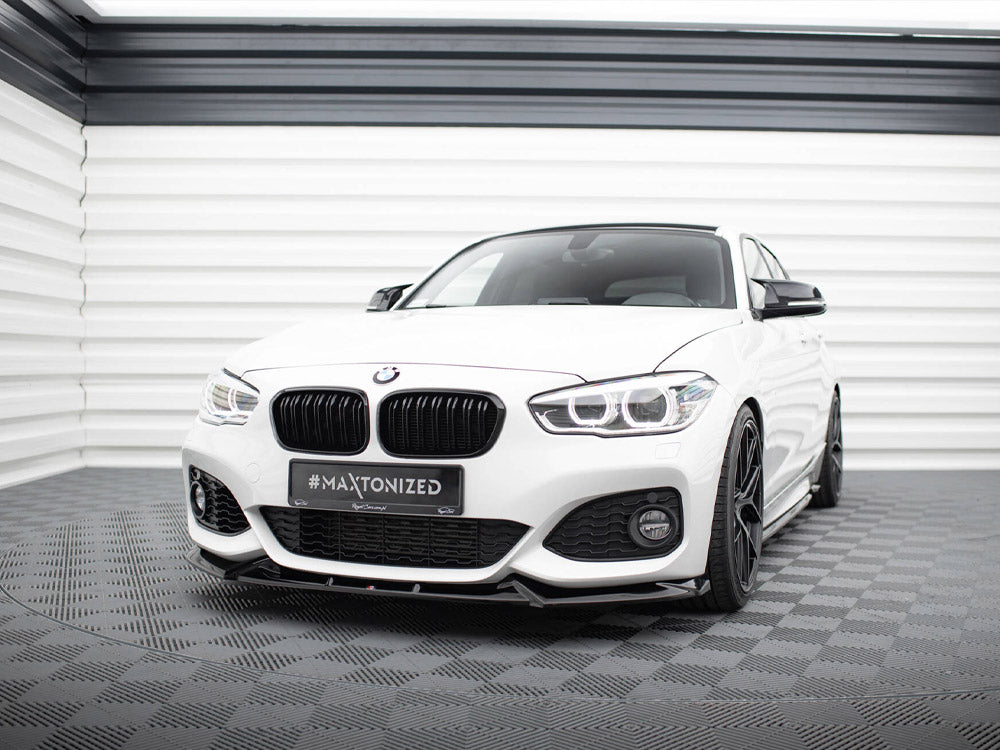 Maxton Design Front Splitter V.5 BMW 1 M-Pack / M140i F20 Facelift
