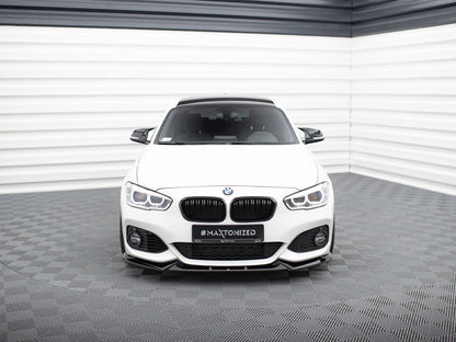 Maxton Design Front Splitter V.5 BMW 1 M-Pack / M140i F20 Facelift