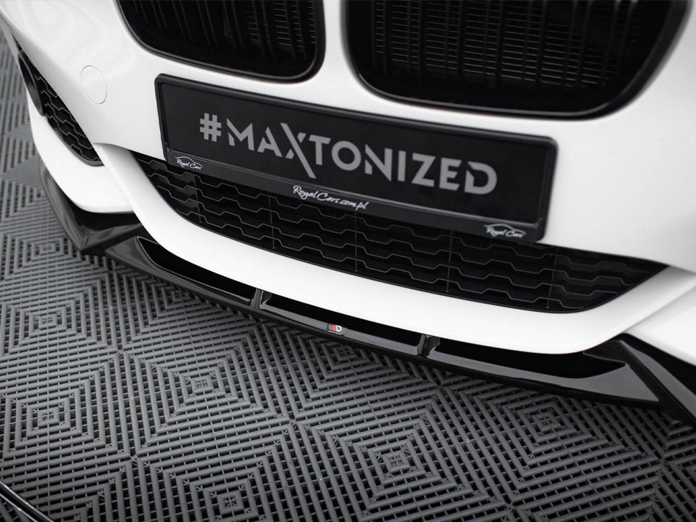 Maxton Design Front Splitter V.5 BMW 1 M-Pack / M140i F20 Facelift