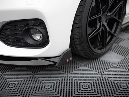 Maxton Design Front Splitter V.5 + Flaps BMW 1 M-Pack / M140i F20 Facelift