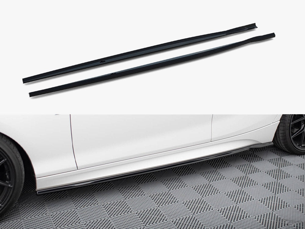 Maxton Design Side Skirts Diffusers V.5 BMW 1 M-Pack / M140i F20 Facelift