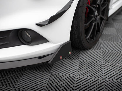 Maxton Design Front Splitter V.6 + Flaps Ford Fiesta ST Mk7 Facelift