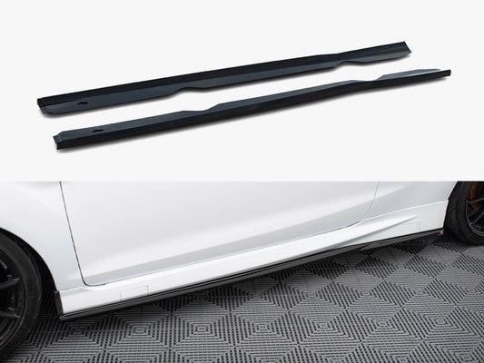 Maxton Design Side Skirts Diffusers V.4 Ford Fiesta ST / ST-Line Mk7