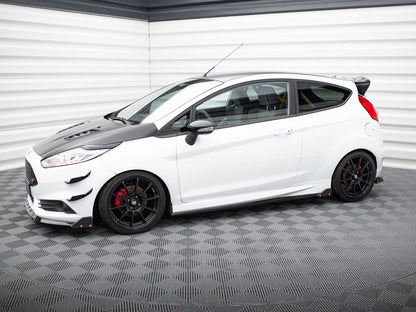 Maxton Design Side Skirts Diffusers V.4 + Flaps Ford Fiesta ST / ST-Line Mk7