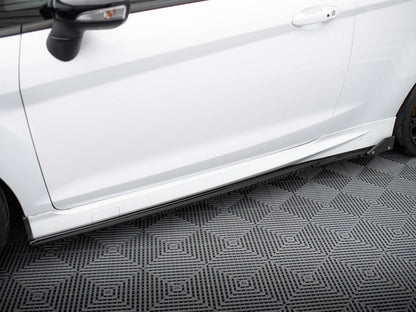 Maxton Design Side Skirts Diffusers V.4 + Flaps Ford Fiesta ST / ST-Line Mk7