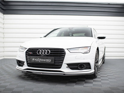 Maxton Design Front Splitter Audi S7 / A7 S-Line C7 FL