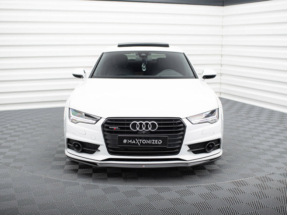 Maxton Design Front Splitter Audi S7 / A7 S-Line C7 FL