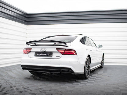 Maxton Design Rear Side Splitters Audi A7 S-Line C7 FL