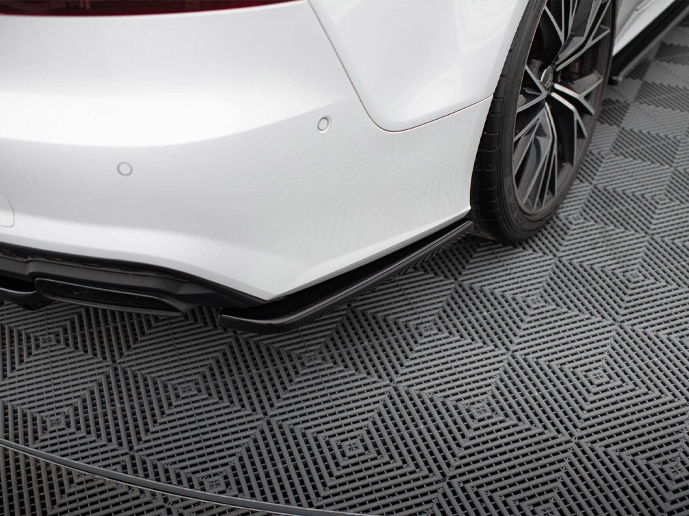 Maxton Design Rear Side Splitters Audi A7 S-Line C7 FL