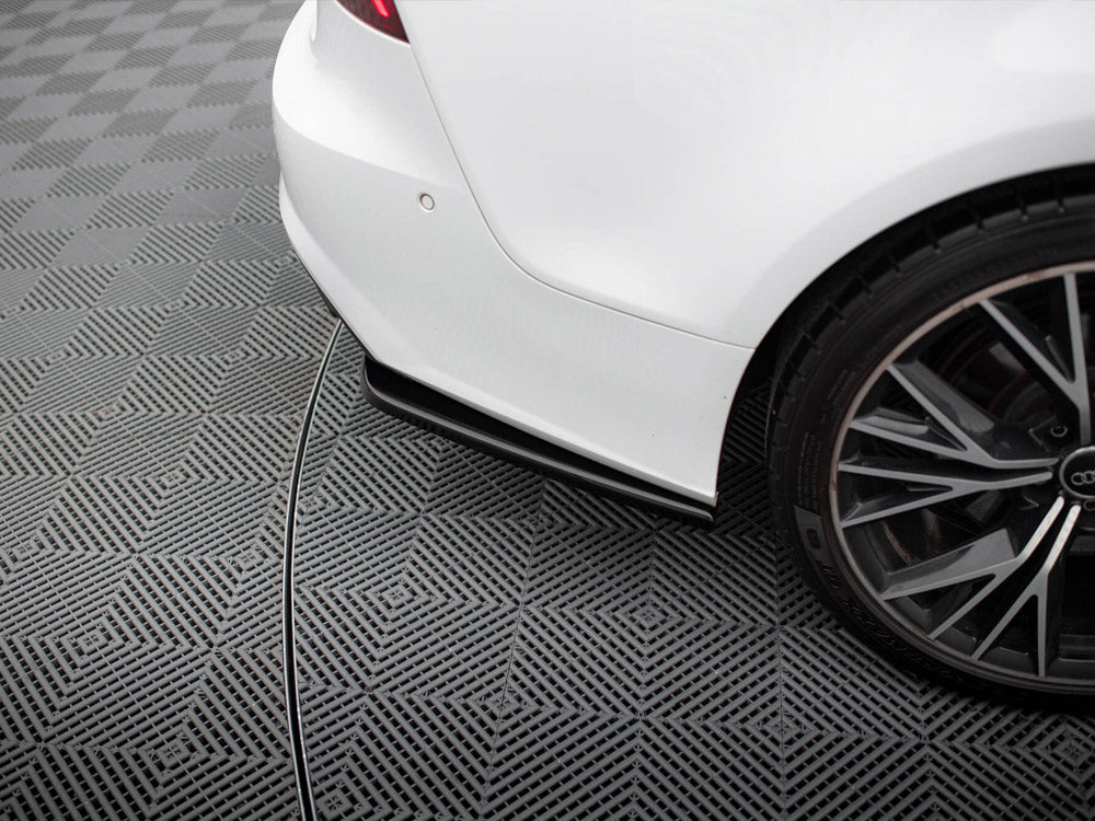 Maxton Design Rear Side Splitters Audi A7 S-Line C7 FL