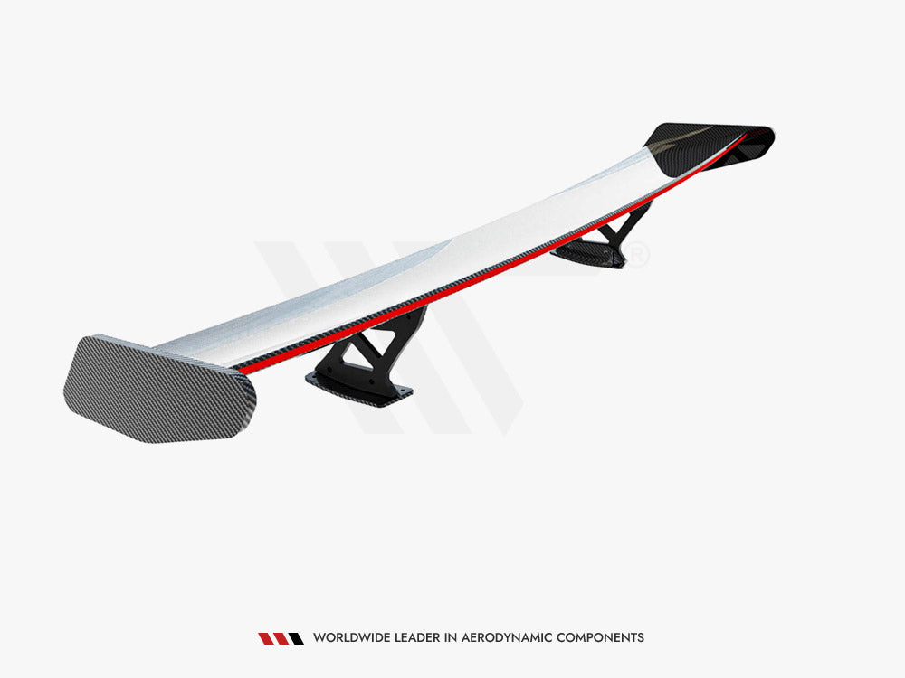 Maxton Design Carbon Spoiler With Internal Brackets Uprights + LED BMW 4 F32 / 4 F32 M-Pack Coupe