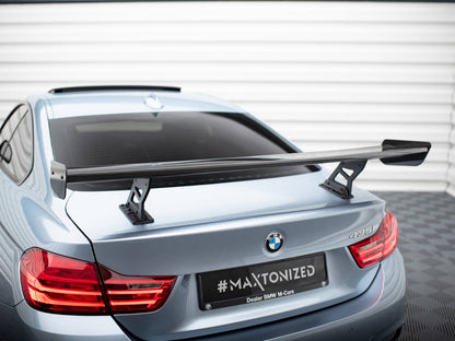 Maxton Design Carbon Spoiler With Internal Brackets Uprights BMW 4 F32 / 4 F32 M-Pack Coupe