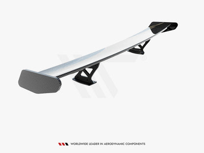 Maxton Design Carbon Spoiler With Internal Brackets Uprights BMW 4 F32 / 4 F32 M-Pack Coupe