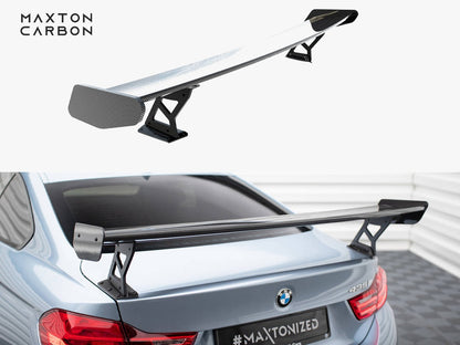 Maxton Design Carbon Spoiler With External Brackets Uprights BMW 4 F32 / 4 F32 M-Pack Coupe
