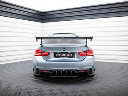 Maxton Design Carbon Spoiler With External Brackets Uprights BMW 4 F32 / 4 F32 M-Pack Coupe