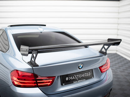 Maxton Design Carbon Spoiler With External Brackets Uprights BMW 4 F32 / 4 F32 M-Pack Coupe