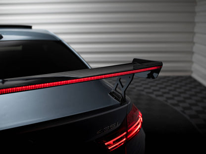 Maxton Design Carbon Spoiler With External Brackets Uprights + LED BMW 4 F32 / 4 F32 M-Pack Coupe