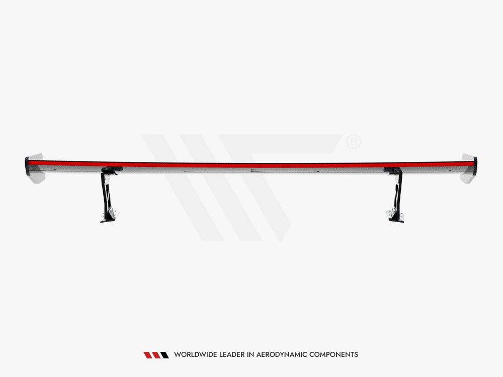 Maxton Design Carbon Spoiler With External Brackets Uprights + LED BMW 4 F32 / 4 F32 M-Pack Coupe