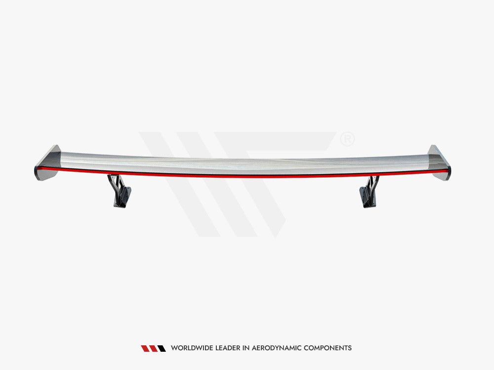 Maxton Design Carbon Spoiler With External Brackets Uprights + LED BMW 4 F32 / 4 F32 M-Pack Coupe