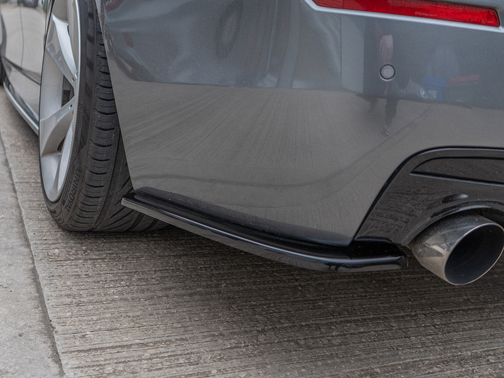 Maxton Design Rear Side Splitters Bmw 5 F11 M-pack (Fits TWO Single Exhaust Ends)