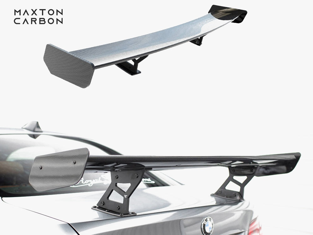 Maxton Design Carbon Spoiler With Internal Brackets Uprights BMW 3 / M3 Coupe E92