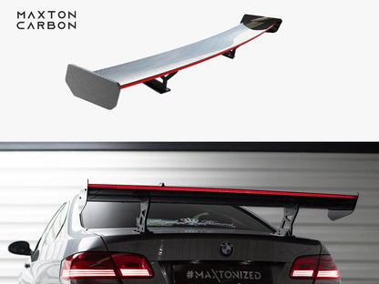 Maxton Design Carbon Spoiler With Internal Brackets Uprights + LED BMW 3 / M3 Coupe E92