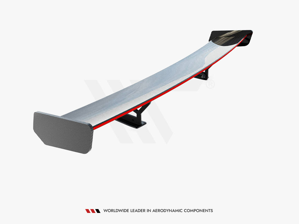 Maxton Design Carbon Spoiler With Internal Brackets Uprights + LED BMW 3 / M3 Coupe E92