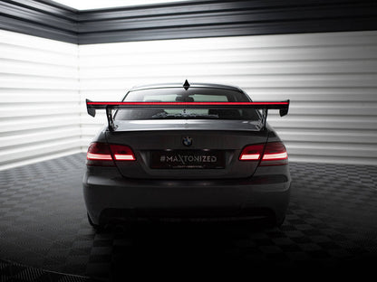 Maxton Design Carbon Spoiler With External Brackets Uprights + LED BMW 3 / M3 Coupe E92