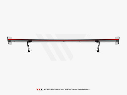 Maxton Design Carbon Spoiler With External Brackets Uprights + LED BMW 3 / M3 Coupe E92