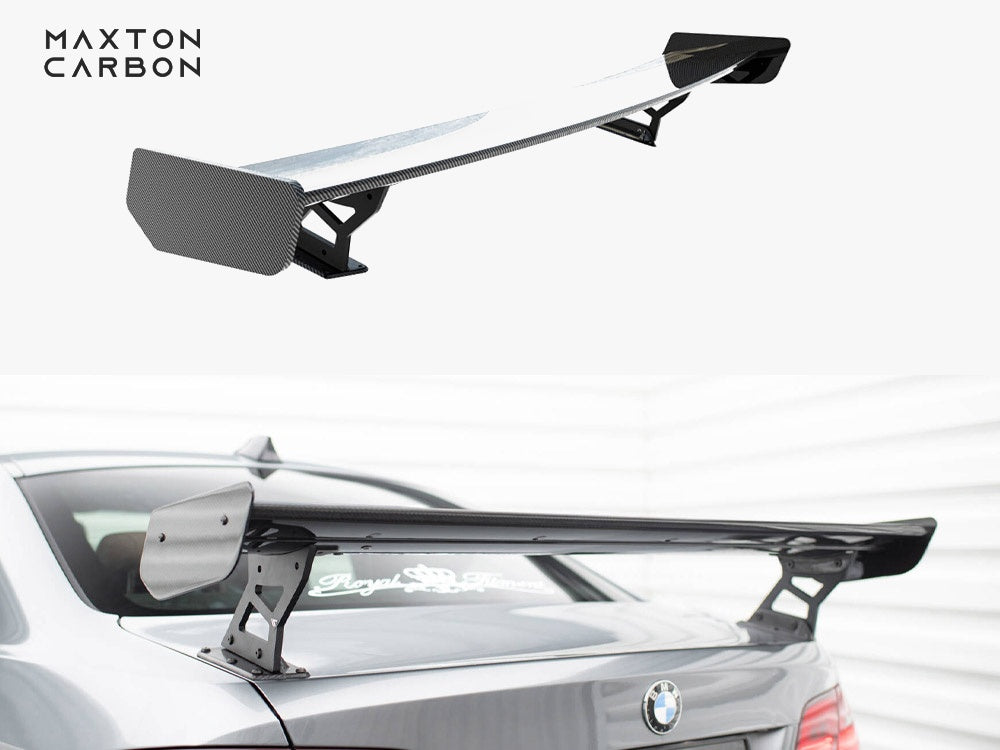 Maxton Design Carbon Spoiler With External Brackets Uprights BMW 3 / M3 Coupe E92