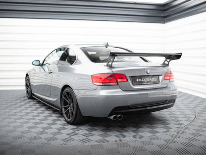 Maxton Design Carbon Spoiler With External Brackets Uprights BMW 3 / M3 Coupe E92