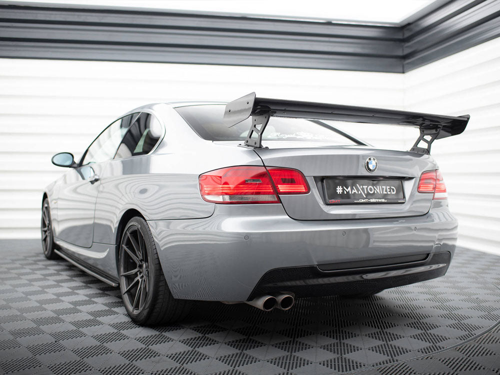 Maxton Design Carbon Spoiler With External Brackets Uprights BMW 3 / M3 Coupe E92