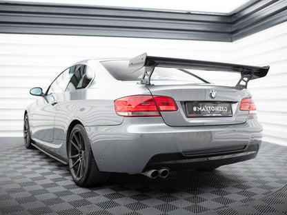 Maxton Design Carbon Spoiler With External Brackets Uprights BMW 3 / M3 Coupe E92