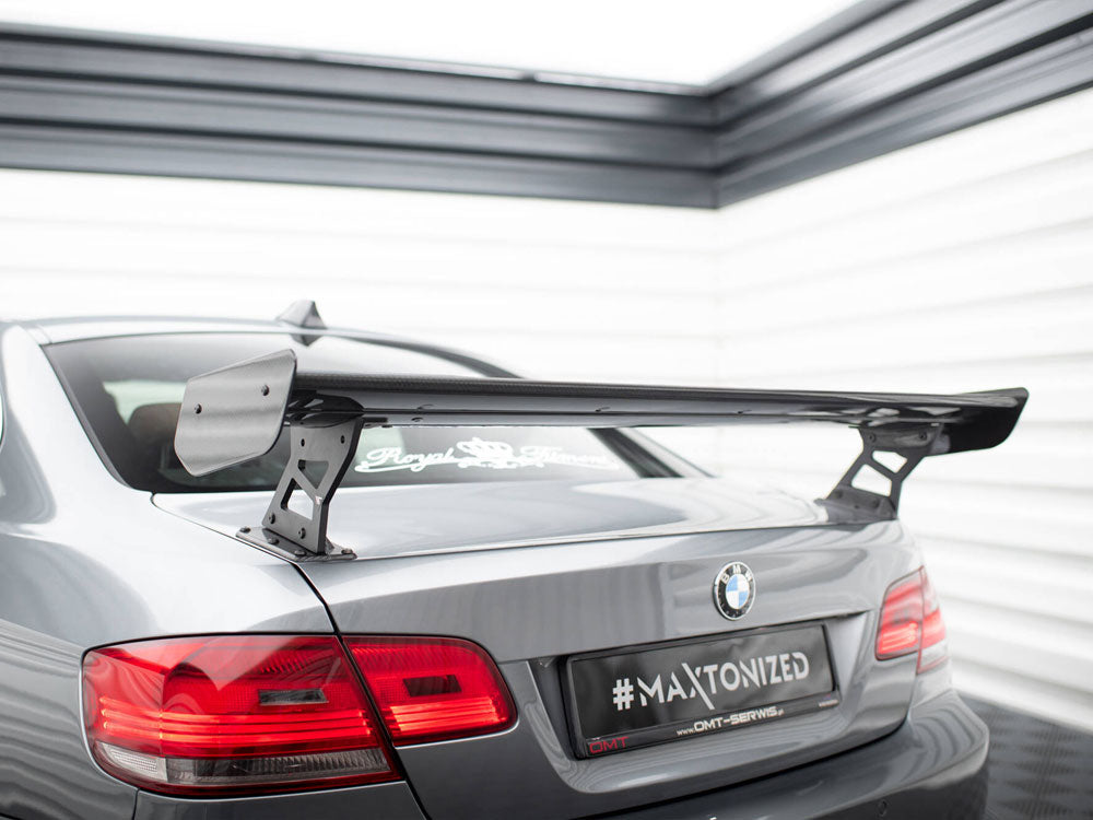 Maxton Design Carbon Spoiler With External Brackets Uprights BMW 3 / M3 Coupe E92