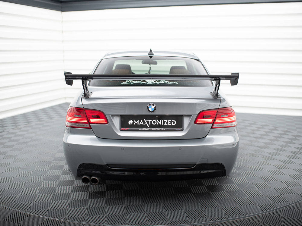 Maxton Design Carbon Spoiler With External Brackets Uprights BMW 3 / M3 Coupe E92