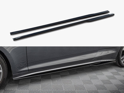 Maxton Design Side Skirts Diffusers Audi S5 Coupe / A5 S-Line Coupe F5 Facelift