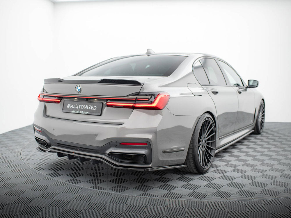 Maxton Design Rear Splitter (Vertical Bars) V.2 BMW 7 M-Pack G11 / G12 Facelift