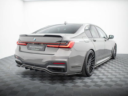 Maxton Design Rear Splitter (Vertical Bars) V.2 BMW 7 M-Pack G11 / G12 Facelift