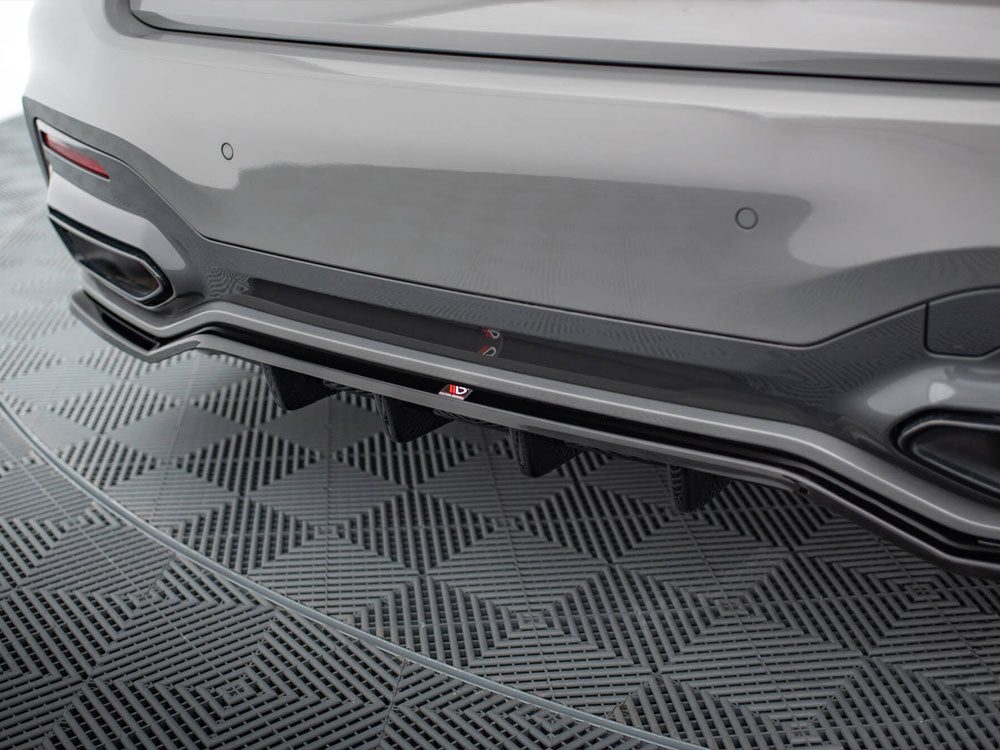 Maxton Design Rear Splitter (Vertical Bars) V.2 BMW 7 M-Pack G11 / G12 Facelift