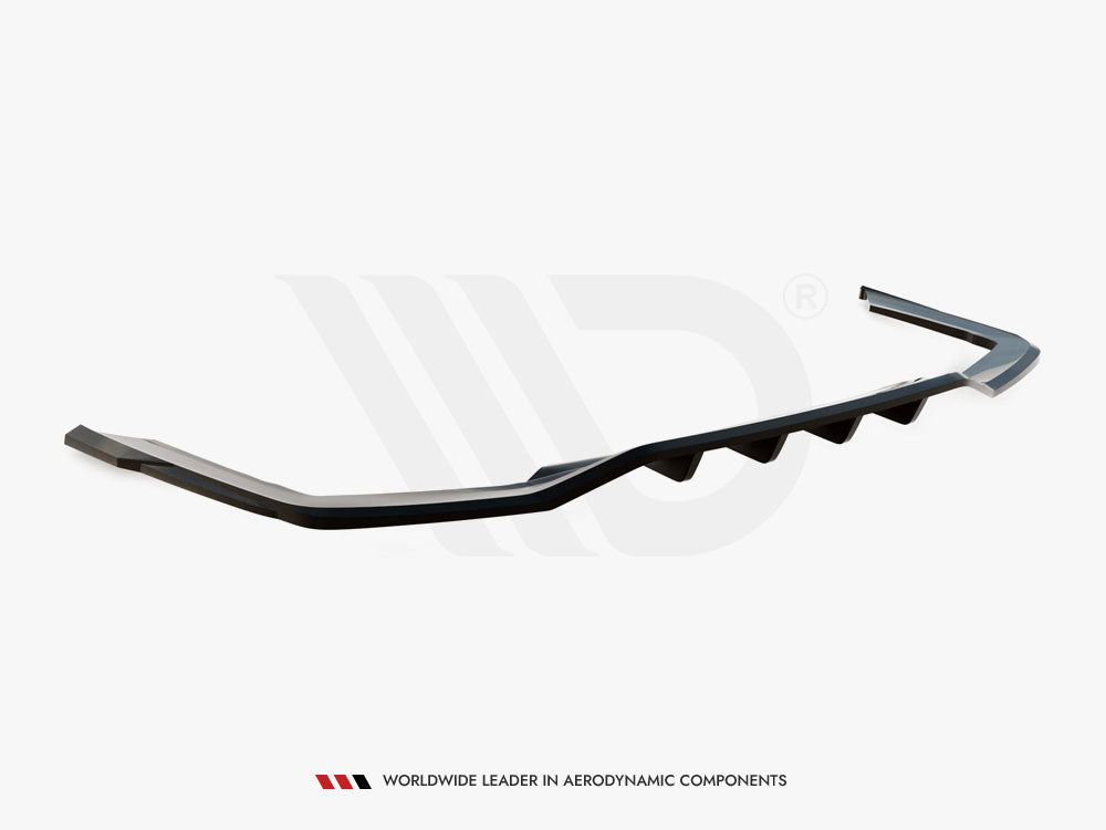 Maxton Design Rear Splitter (Vertical Bars) V.2 BMW 7 M-Pack G11 / G12 Facelift