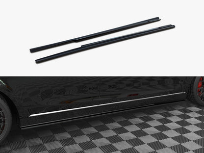 Maxton Design Side Skirts Diffusers Mercedes-Benz S Long W222
