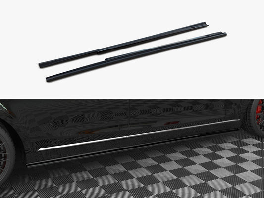 Maxton Design Side Skirts Diffusers Mercedes-Benz S Long W222