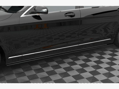 Maxton Design Side Skirts Diffusers Mercedes-Benz S Long W222